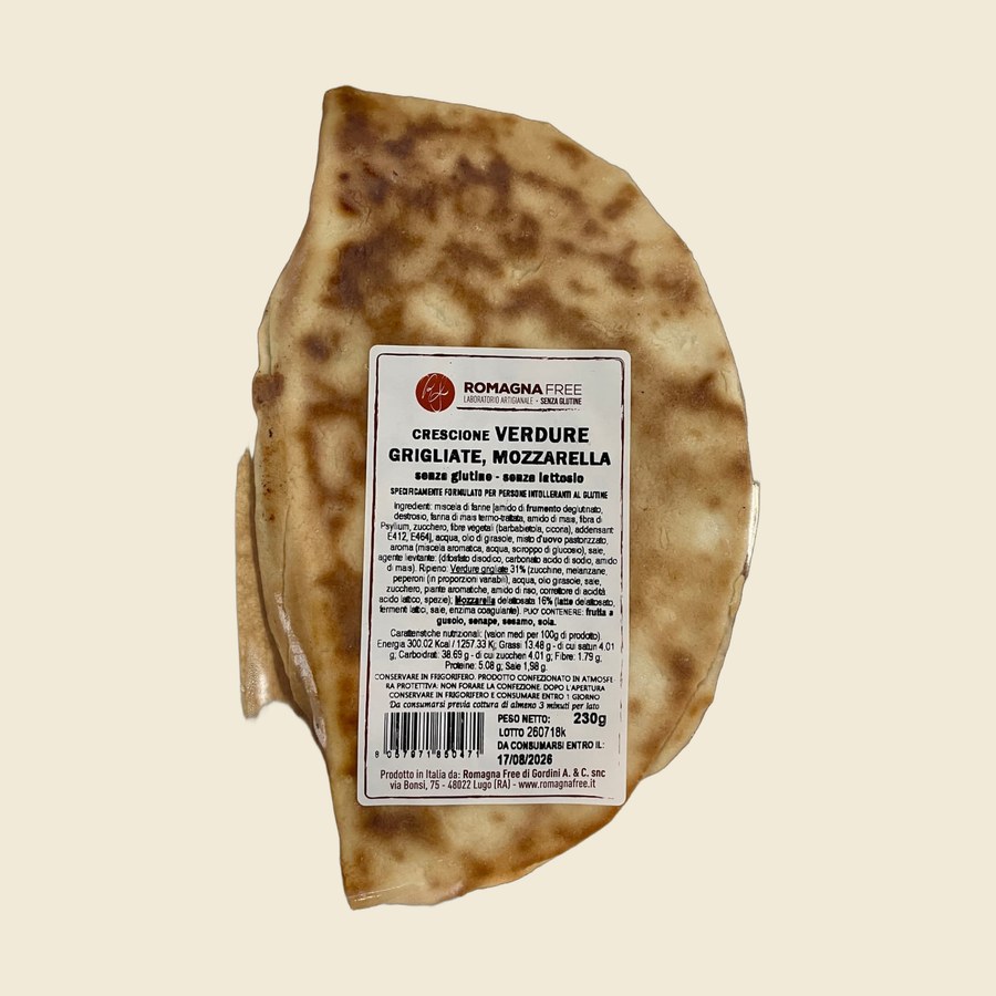 Crescione Verdure Grigliate & Mozzarella