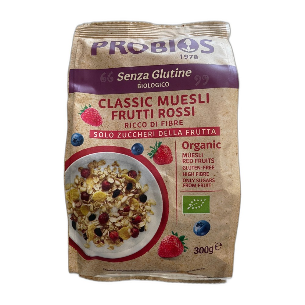 Classic Muesli Frutti Rossi Bio
