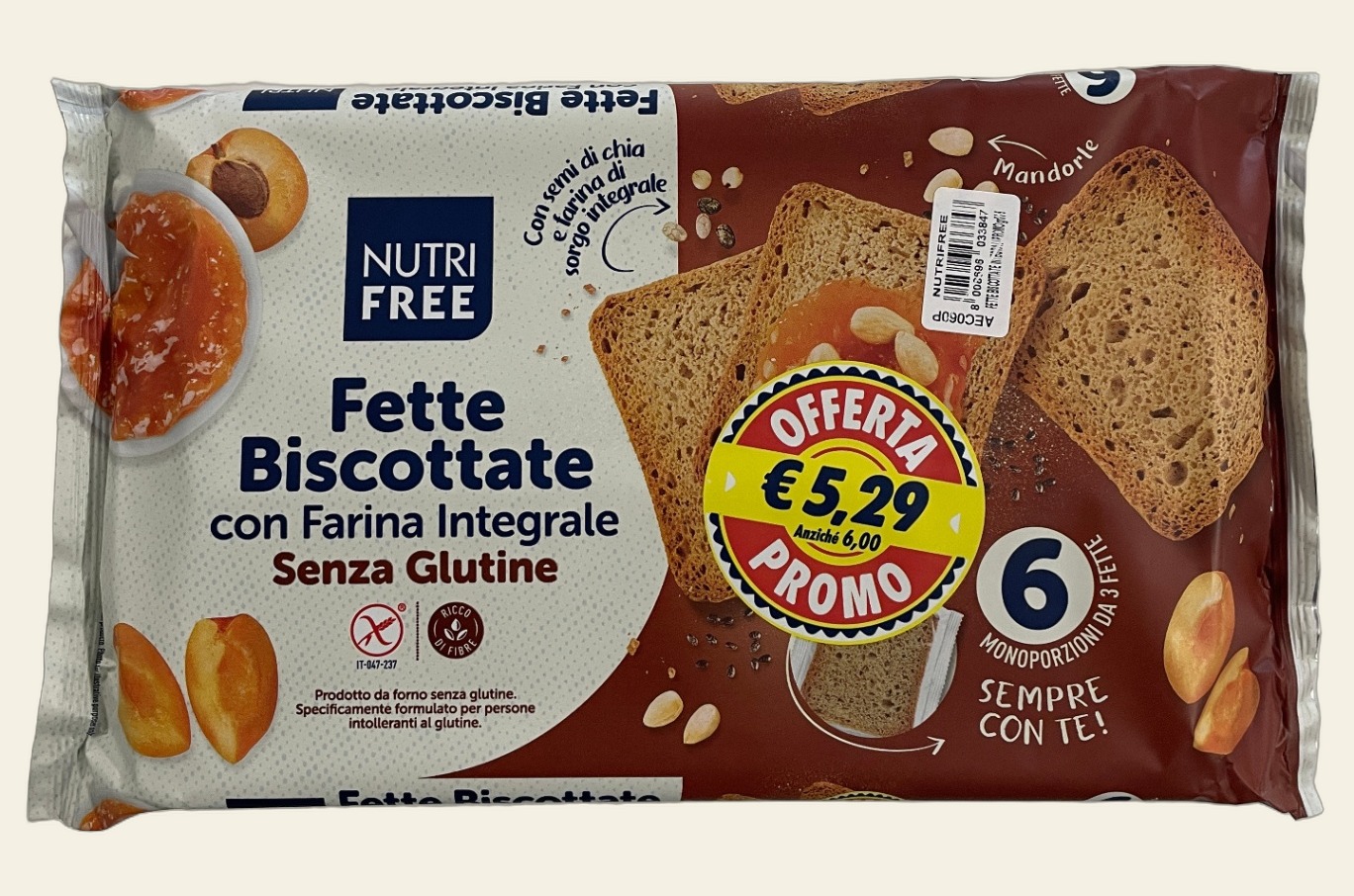 Fette Biscottate con Farina Integrale