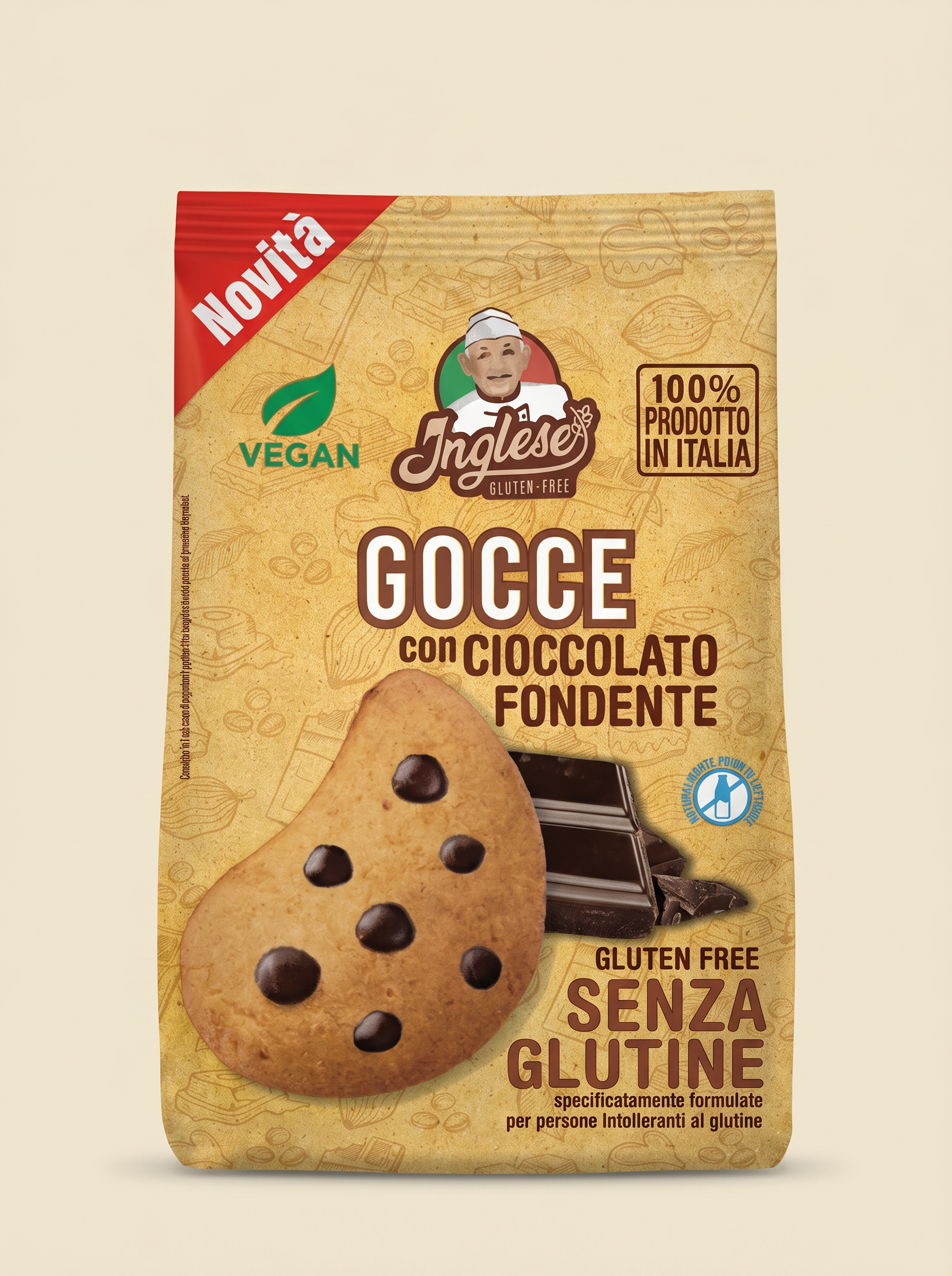 Gocce con Cioccolato Fondente