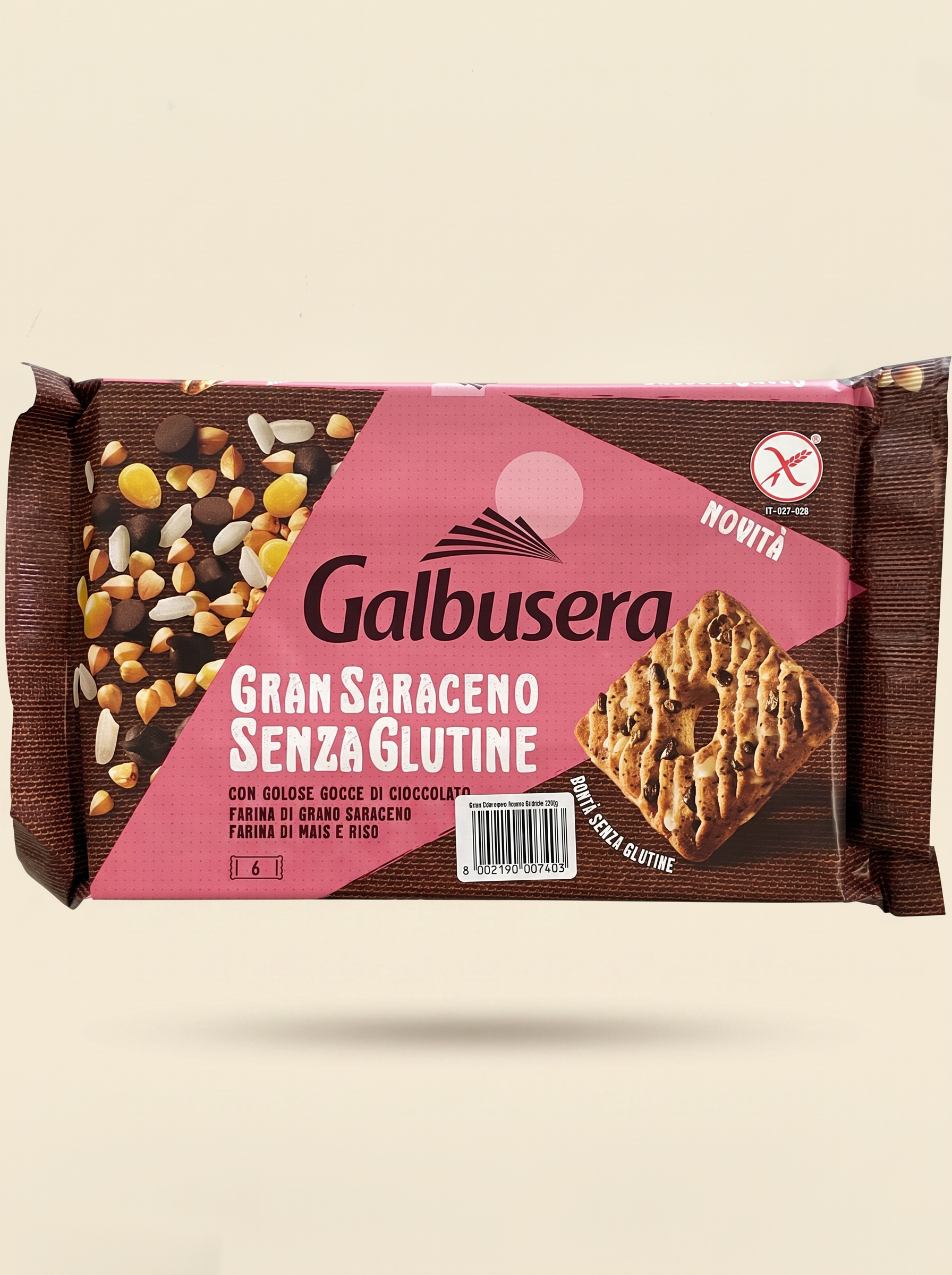 Gran Saraceno con gocce di cioccolato