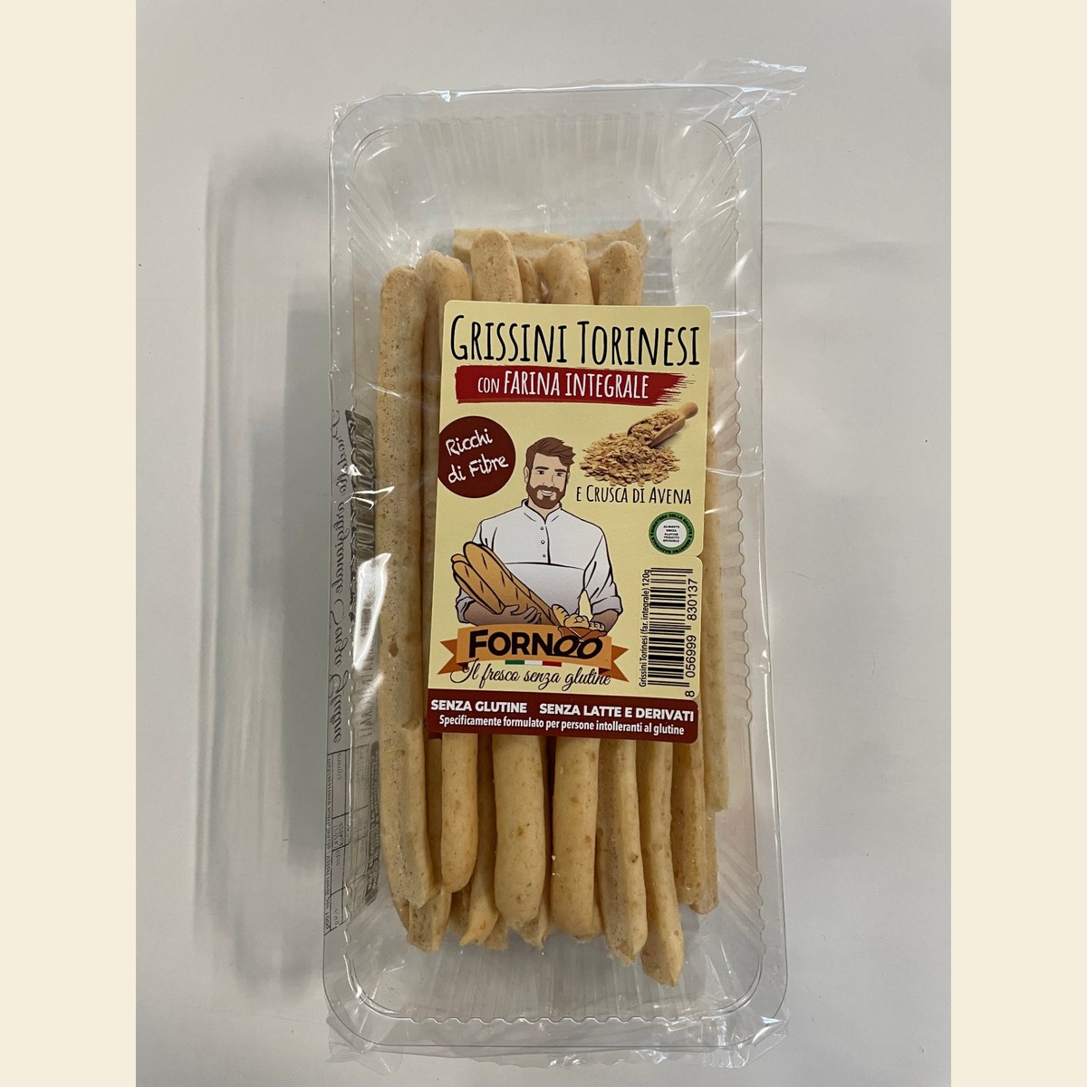 Grissini Torinesi con Farina Integrale e Crusca di Avena