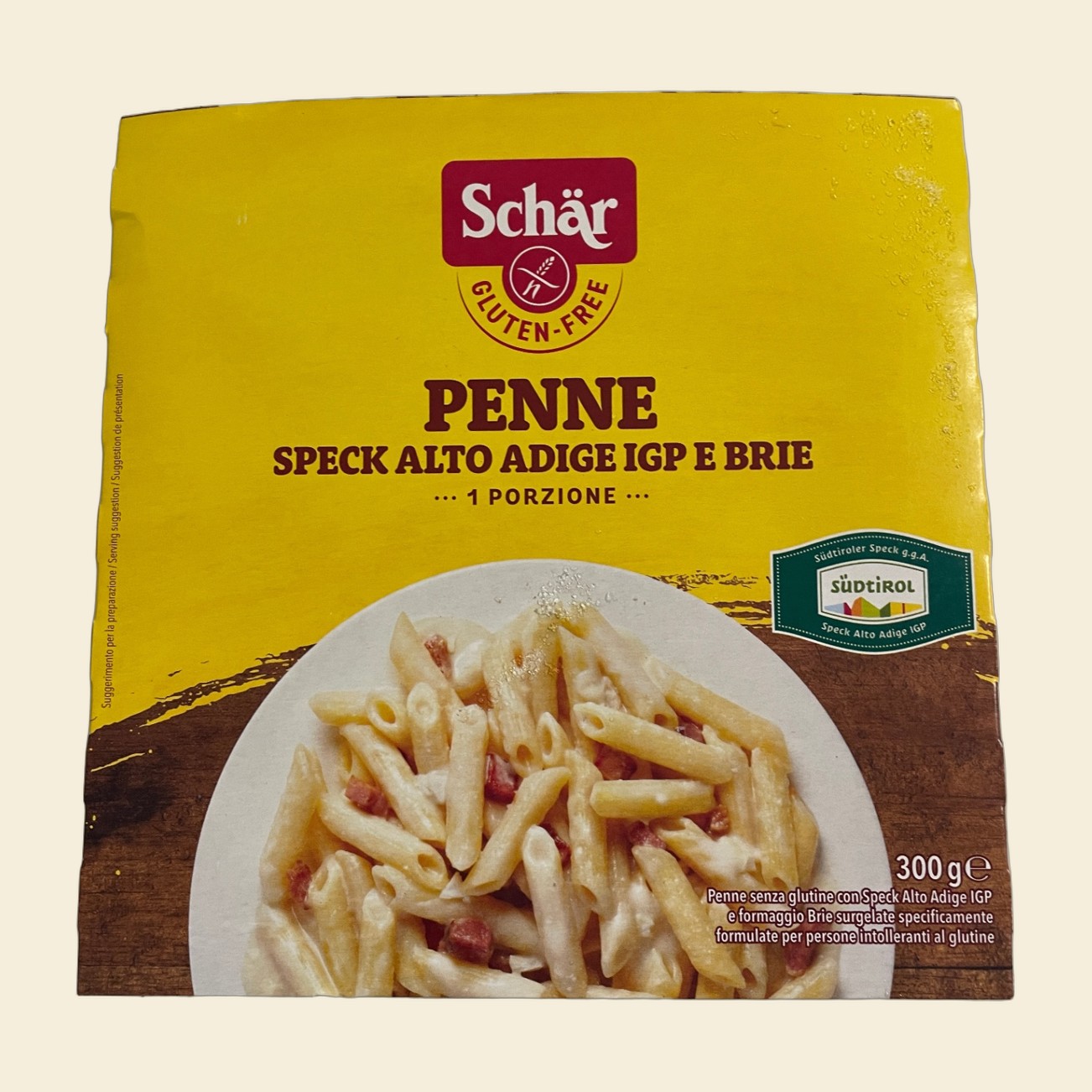 Penne Speck Alto Adige IGP e Brie