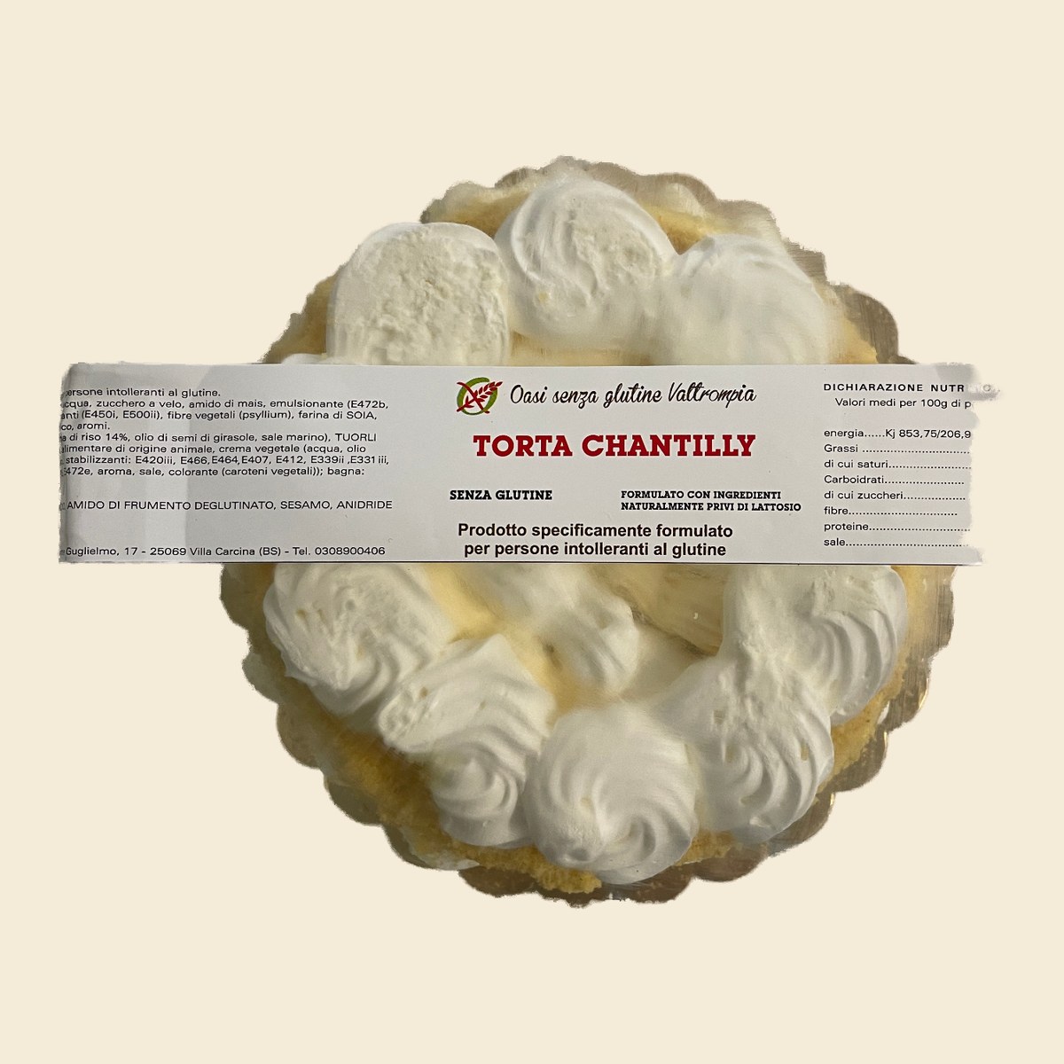 Torta Chantilly