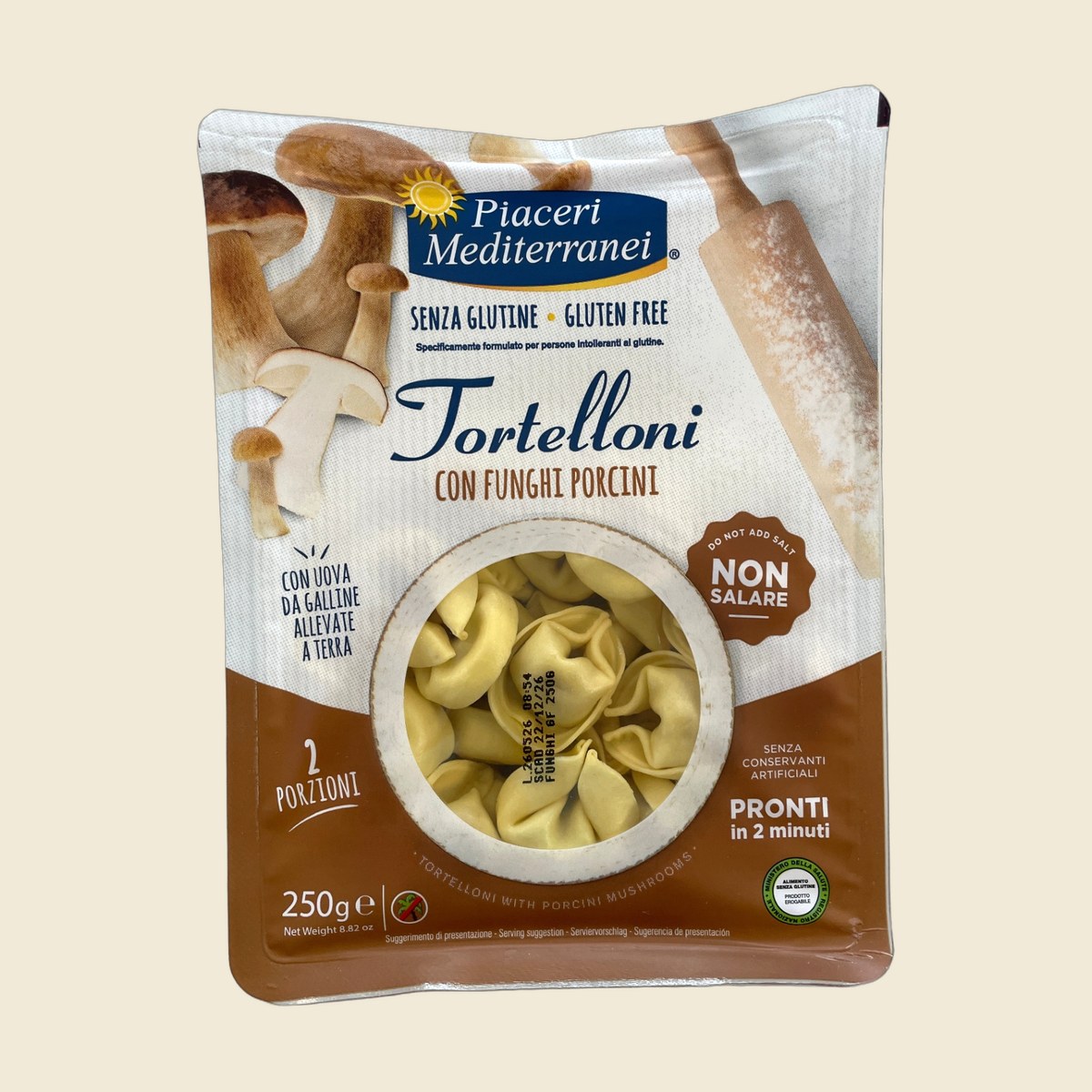 Tortelloni con Funghi Porcini