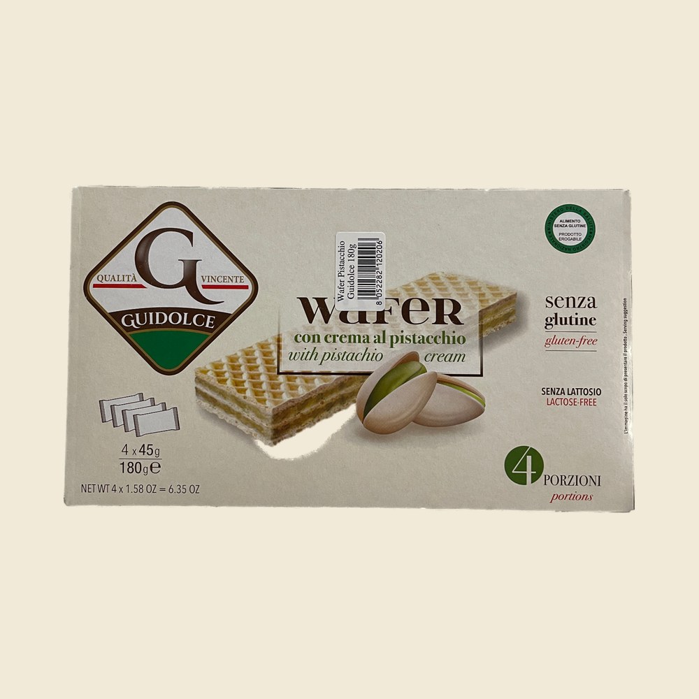 Wafer con Crema al Pistacchio